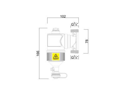 magnetic dirt separator