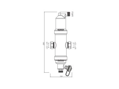 Airdirt separator