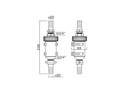 condensate drain neutralizer