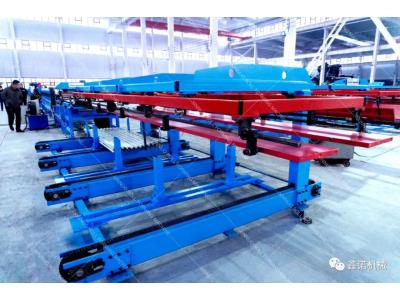 Automatic roof panel stacker for roll forming machine roofing sheet making machine