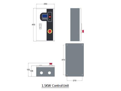 220V 50Hz/60Hz IP65 Servo Motor and Controller