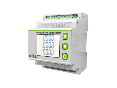 19D -34C High Quality wifi Din rail Energy Meter RS485 100A Meter Kwh Single Phase