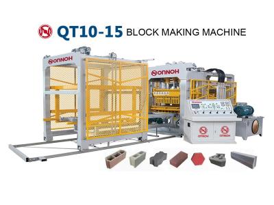 Automatic cement block forming machine paver interlock brick making machine QT10-15 china