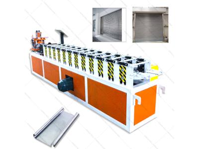 aluminium shutter door slat roll forming machinery alu zinc roofing steel making machine