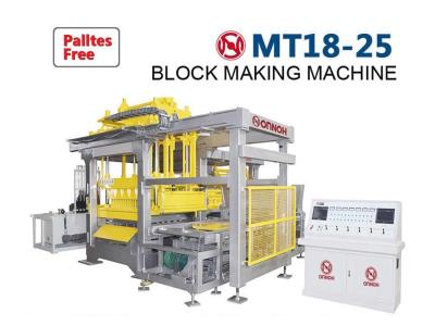 pallets free block machine - ONNOH MT12-25 pallet free brick machine