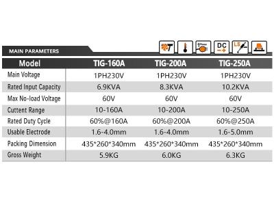 TIG Welder  single phase IGBT INVERTER Aluminum Multi-metal 200AMP 