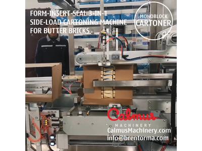Cartoning Machine Monoblock Case Packer for Packaging Butter Bricks