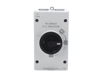 IP66 DC 10A 16A 20A 25A 32A Waterproof Weatherproof Solar PV AC/DC Isolator Switch