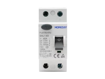 1p+N 32A 4.5ka 6ka RCBO Residual Current Circuit Breaker with Over-Current Protection MCB