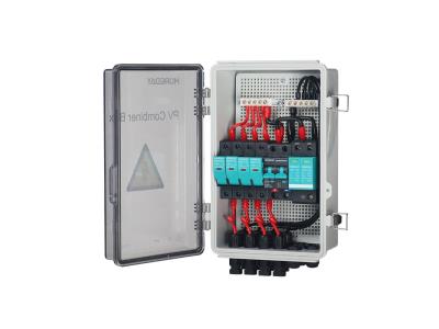 PV Combiner Box with 4 String AC DC Combiner Box Solar 500V 4-1 PV Combiner Box 4 String