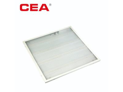 LED panel light,36W,4000K,4400LM,prismatic/opal diffuser,595x595x19mm, ceiling mounting