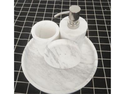 Volakas White Marble Bathing Sets