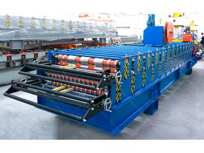 Double Layer Roll Forming Machine Wall Panel Tile Making Machine 