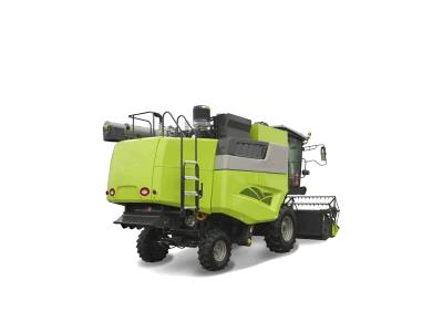 Hybrid Longitudinal Flow Wheat Wheeled Combine Harvester