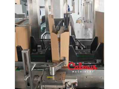 Wrap-Around Case Packer Cartoning Machine for Doypack Pouches