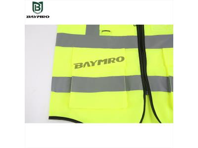 BDP101 - CE EN20471 Reflective Vest Zipper - BDP101