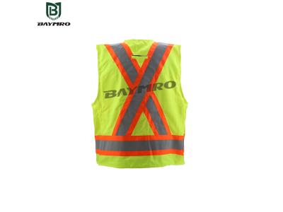 BDP1021 - CSA Z96-09, Class 2, Level 2 CSA Hi Viz Surveys Safety Vest - Engineer Style 