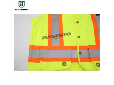 BDP1021 - CSA Z96-09, Class 2, Level 2 CSA Hi Viz Surveys Safety Vest - Engineer Style 