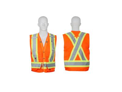 BDP1201-1P - CSA Z96-09, Class 2, Level 2 CSA Hi Viz Surveys Safety Vest - Engineer Sty