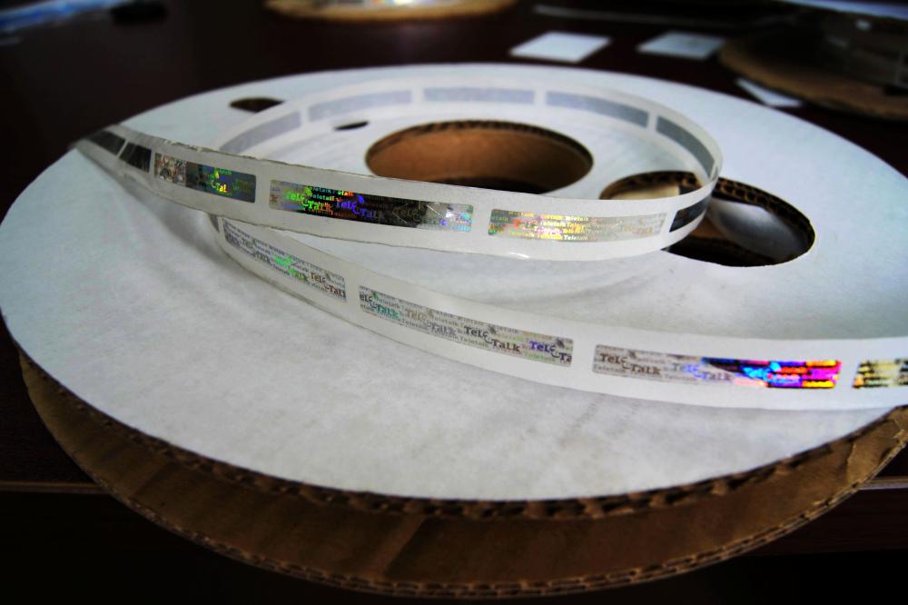hologram scratch label