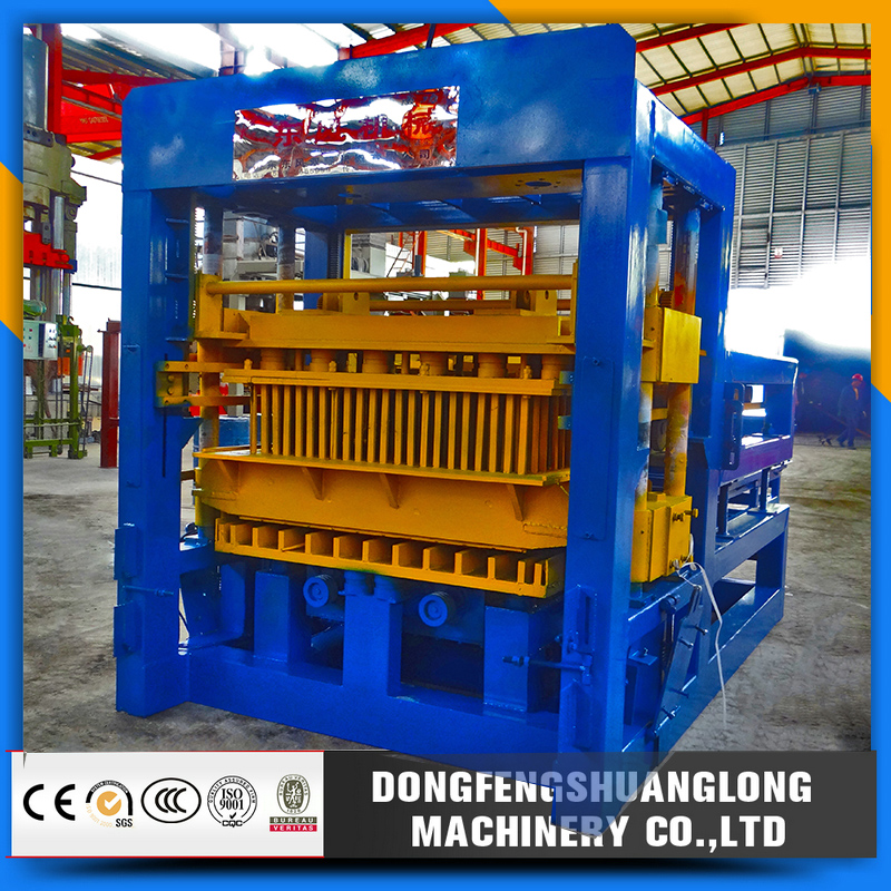 Full automatic paving block machine QT12-15 cement interlocking brick making machine