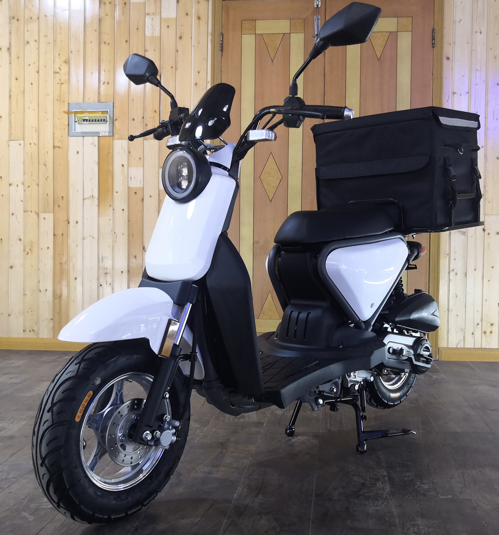 Sanyou New Model Take Delivery with Big Box Gasoline Scooter