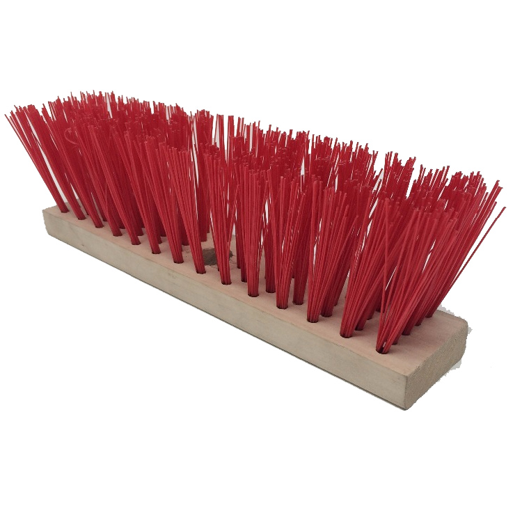 PP filament wooden handle floor brush