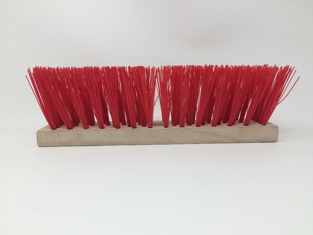 PP filament wooden handle floor brush