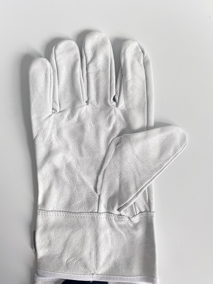 White Pig skin leather glove