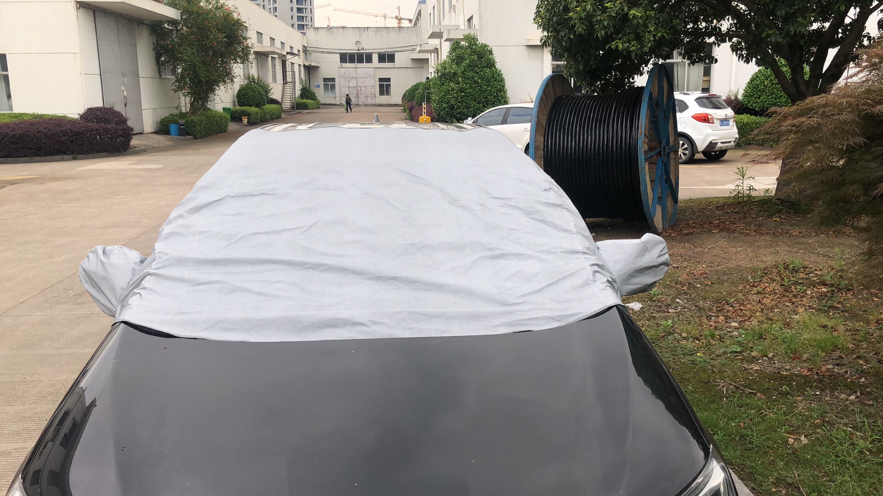 Half car cover easy storage  car windshield snow cover