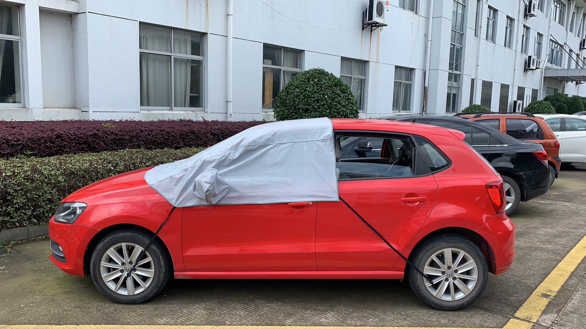 Half car cover easy storage  car windshield snow cover