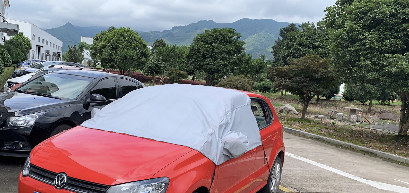 Half car cover easy storage  car windshield snow cover