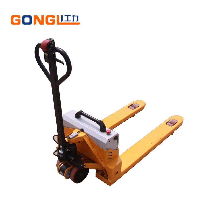 Semi electric pallet truck