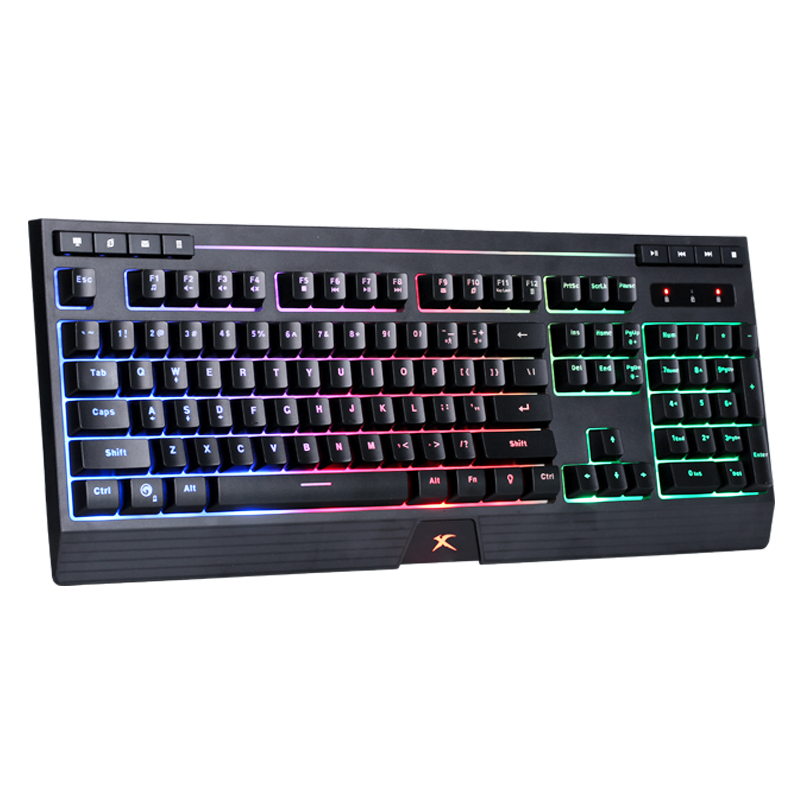 OEM Wired gaming multimedia keyboard with rainbow backlight