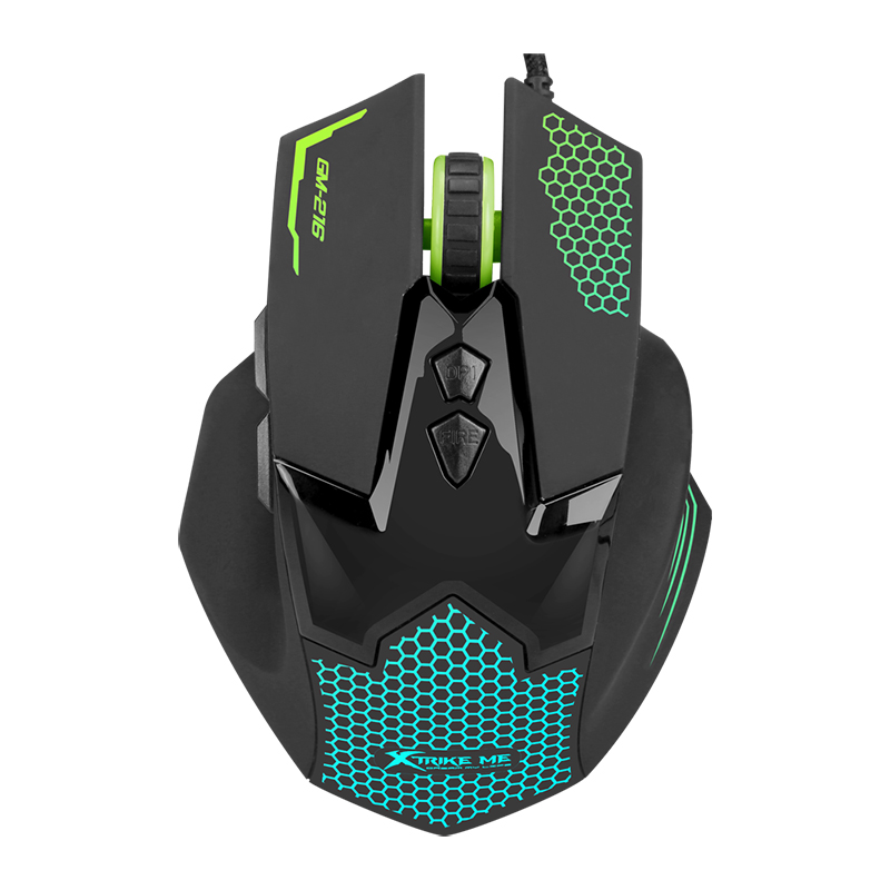 7 breathing colors high level DPI wired gaming mouse