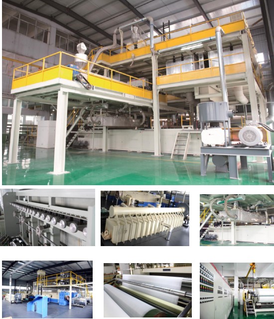 1.6m/2.4m/3.2m S/SS/SMS PP spund-bond non-woven fabric production