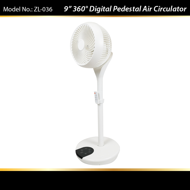 16inch Air-Circulator Pedestal Fan with Remote Control