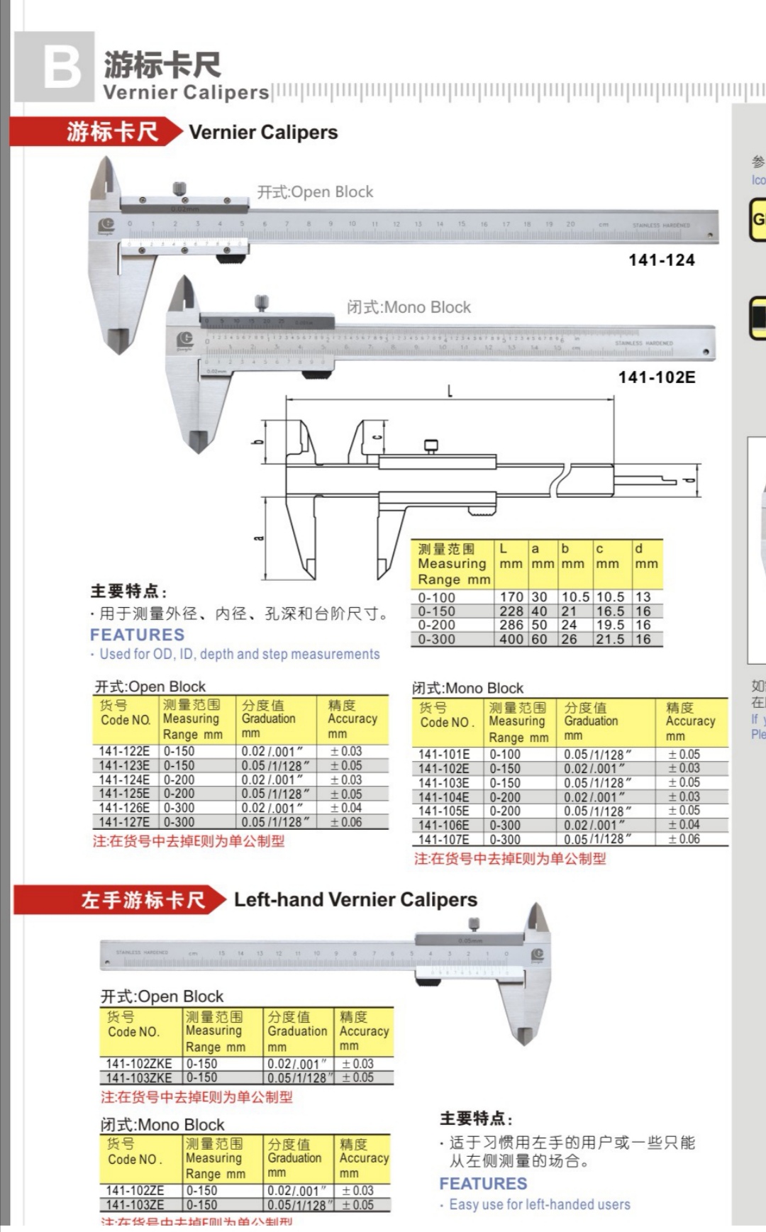 Vernier Calipers