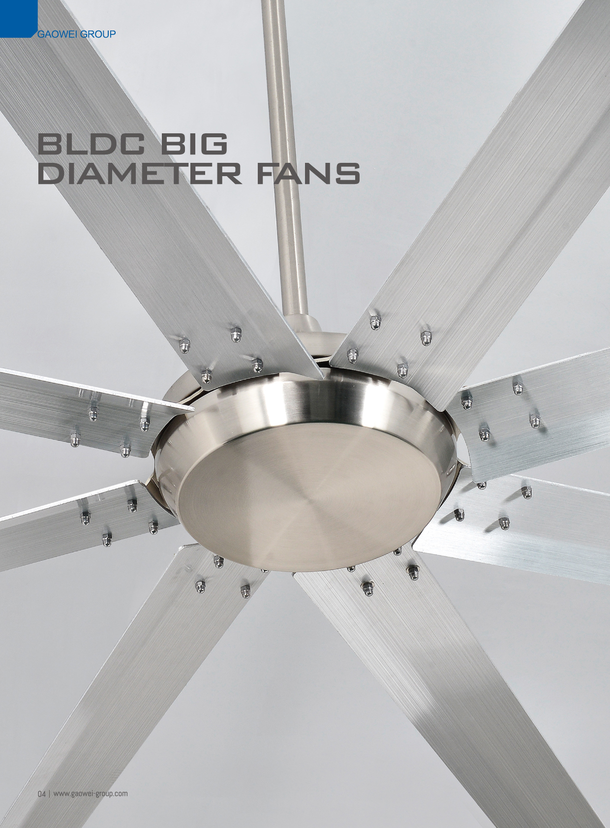 Brushless DC Big Diameter Ceiling Fan