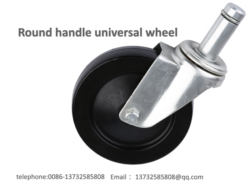 Round handle universal wheel