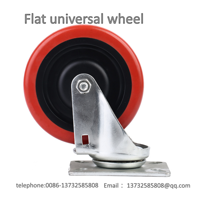 Flat universal wheel