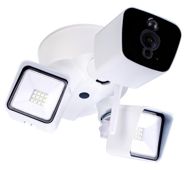 Wi-Fi Floodlight Camera support Motion PIR Alarm