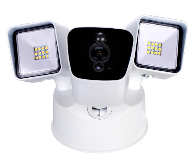 Wi-Fi Floodlight Camera support Motion PIR Alarm