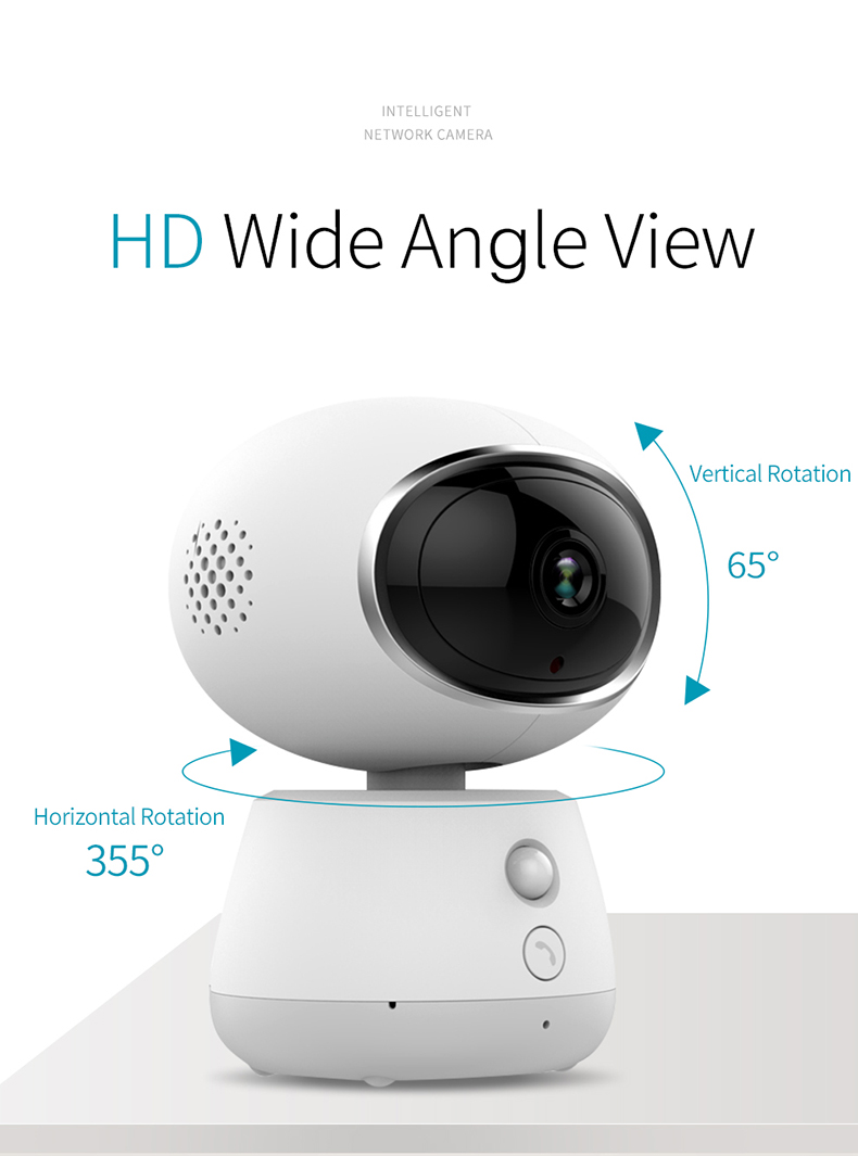 High Definition AI Body Motion Detection Wi-Fi Camera