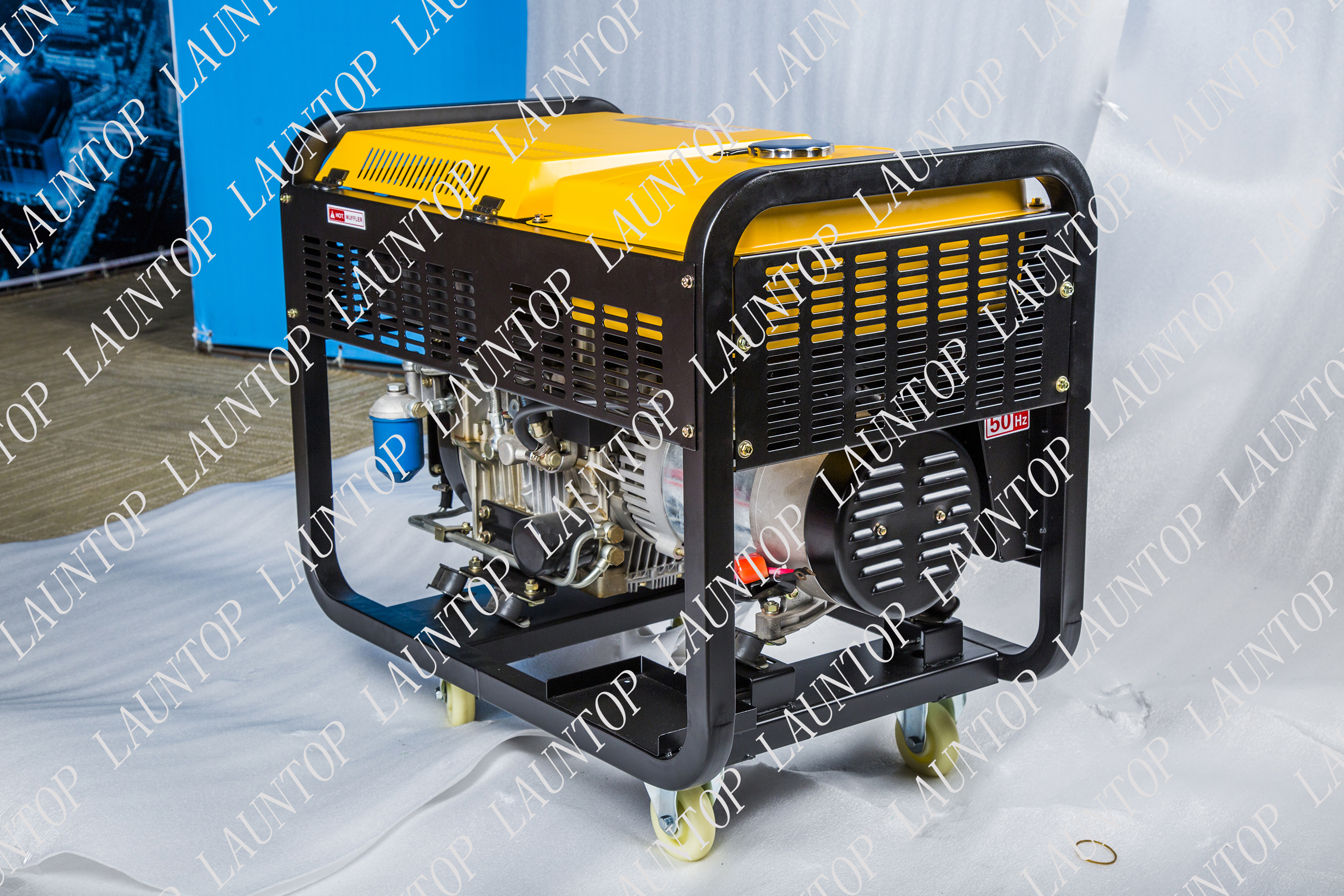 TWIN-CYLINDER DIESEL GENERATOR