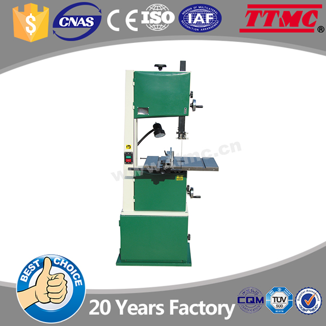 Wood cutting band saw