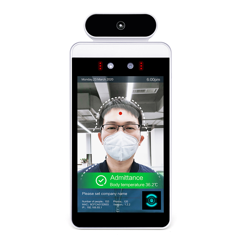 7-line and Wall-mounted AI Temperature Measurement Face Recognition Tablet