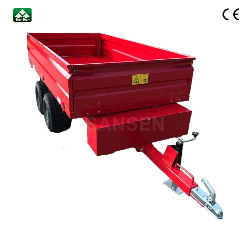 ATV tipping trailer with power unit