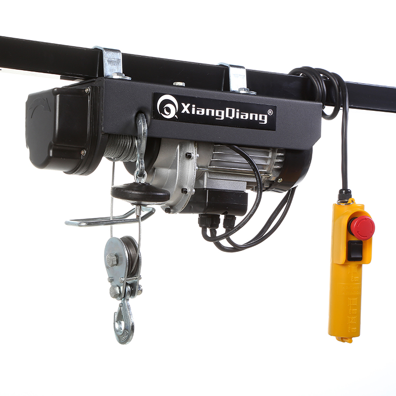 Electric wire rope hoist with double limits