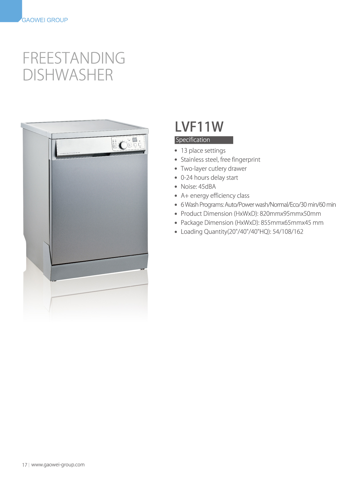 Cabinet dishwasher
